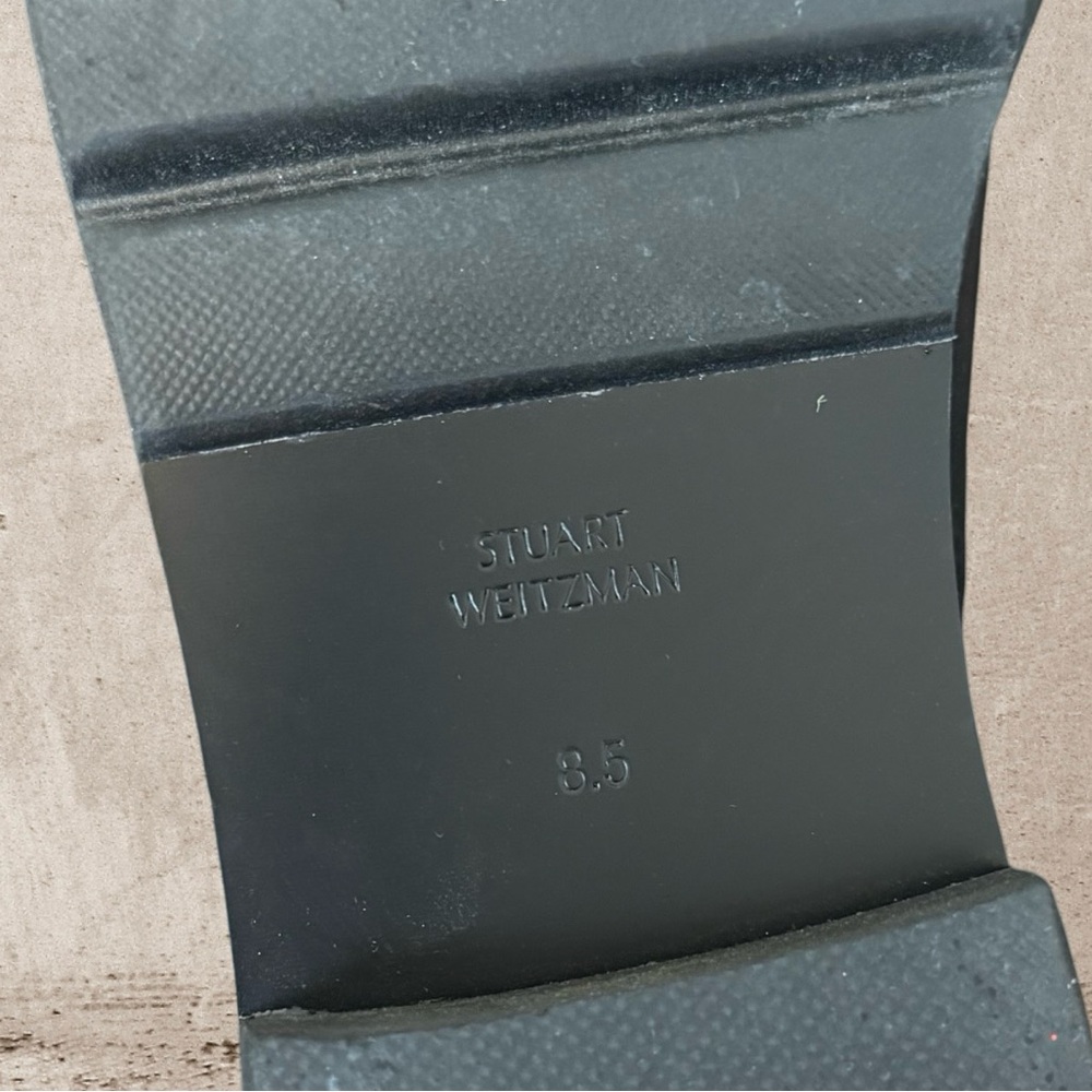 Stuart Weitzman Adrina City Boot in Black Leather - Picture 6 of 10